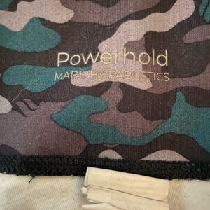 Fabletics Camo Leggings - Green and Black